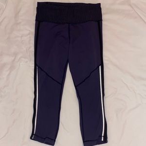 Navy Blue Crop Lululemon Legging